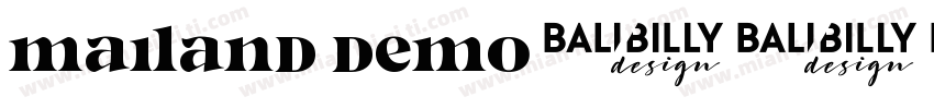 Mailand Demo字体转换